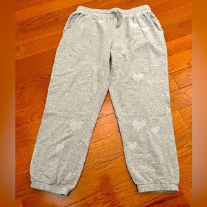 Splendid Grey Heart ❤️ Sweatpants Joggers